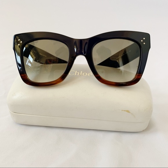 Céline Two-Tone Gradient Cat-Eye Sunglasses. - Picture 8 of 8